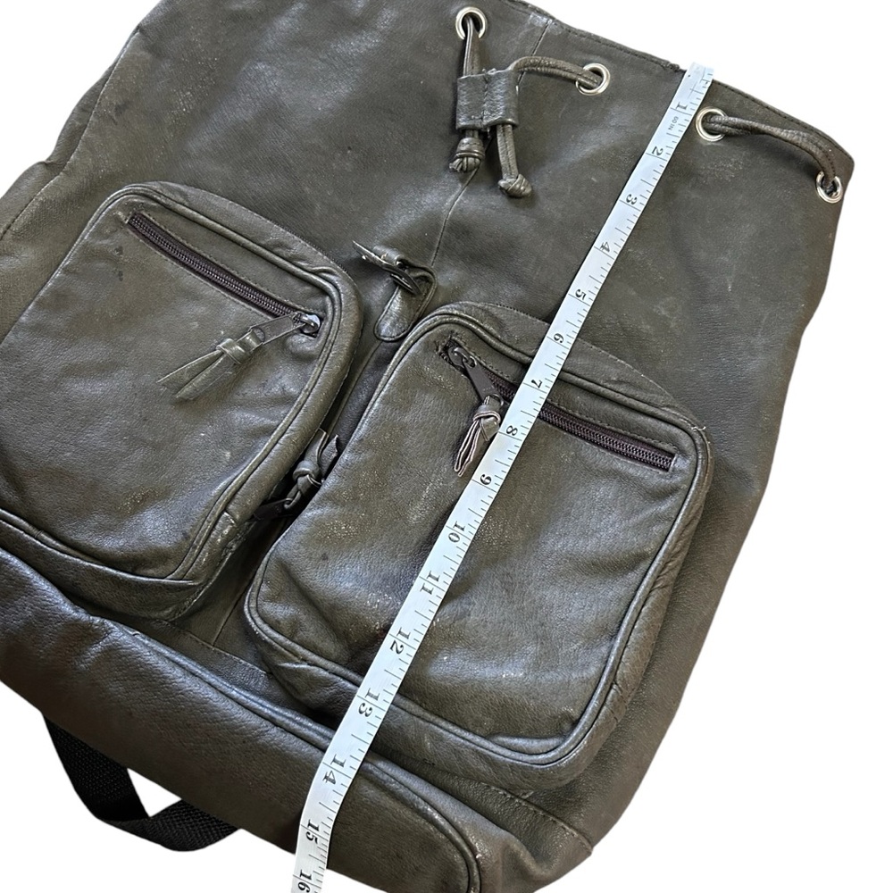 DOMA Outback Leather Bucket Cinch Backpack - Picture 10 of 10
